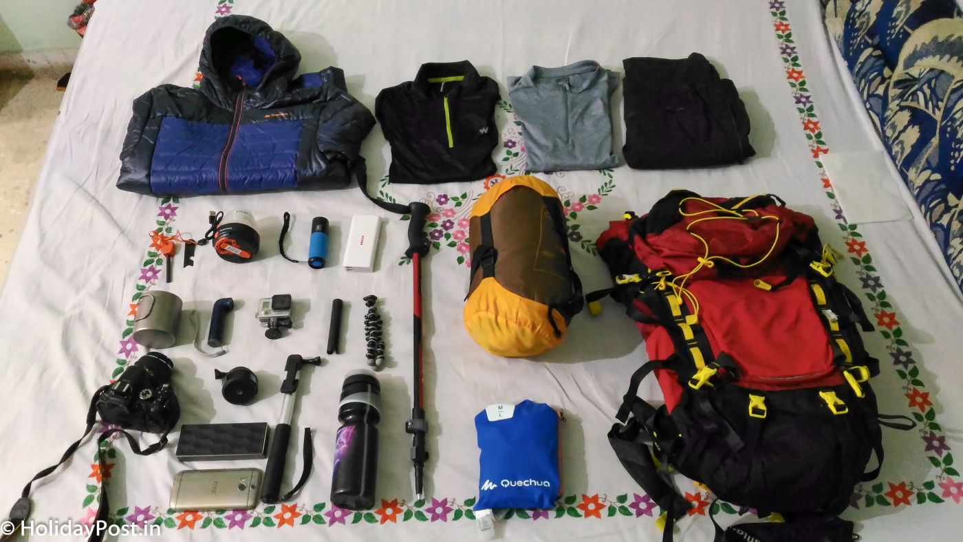 My Gear List for Backpacking, Trekking & Hiking