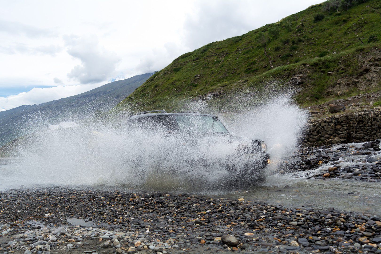 Black Scorpio Crossing the Water stream