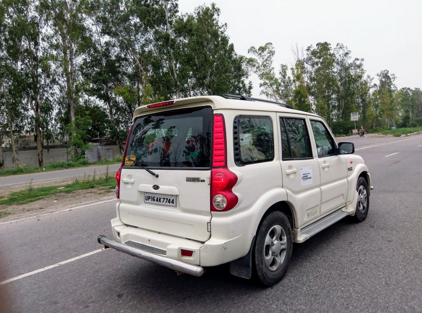 White Scorpio to Ladakh